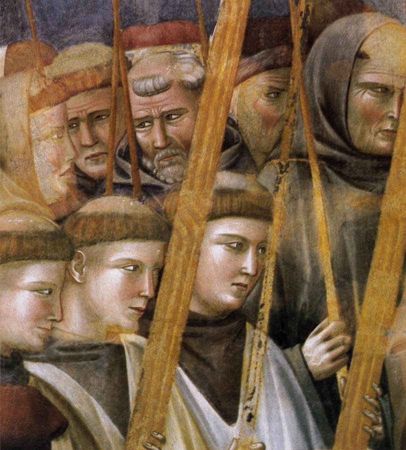 Légende de Saint François : 22. Vérification des stigmates (détail)