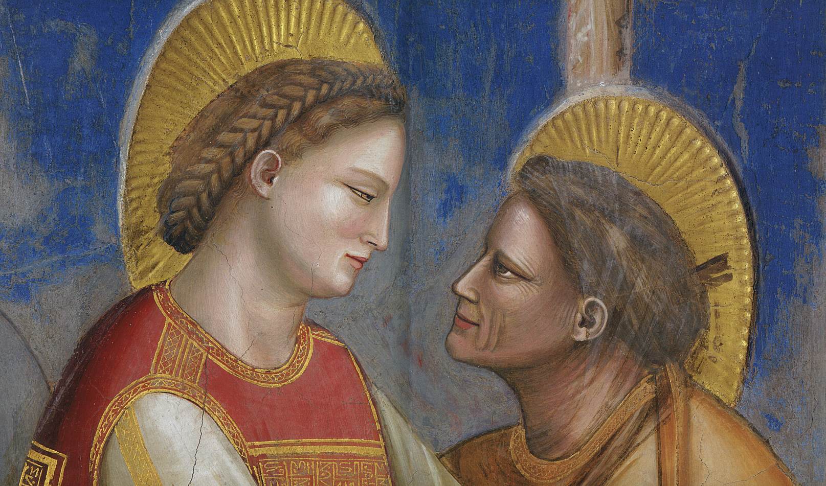 No. 16 Scènes de la vie de la Vierge : 7. Visitation (détail)
