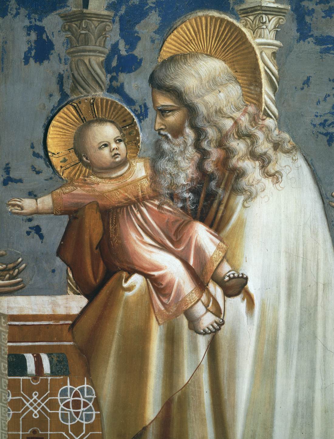 No. 19 Scènes de la vie du Christ : 3. Présentation du Christ au Temple (détail)