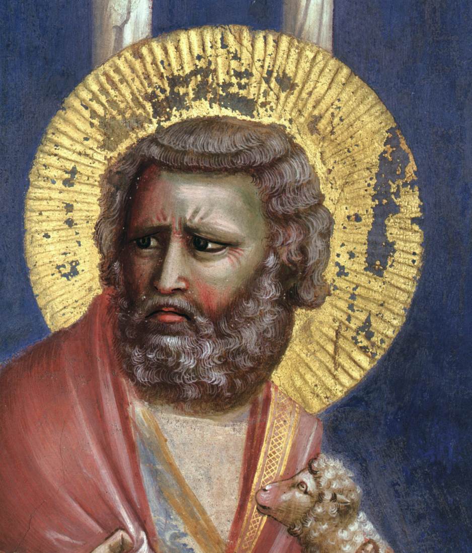 No. 1 Scènes de la vie de Joachim : 1. Rejet du sacrifice de Joachim (détail)