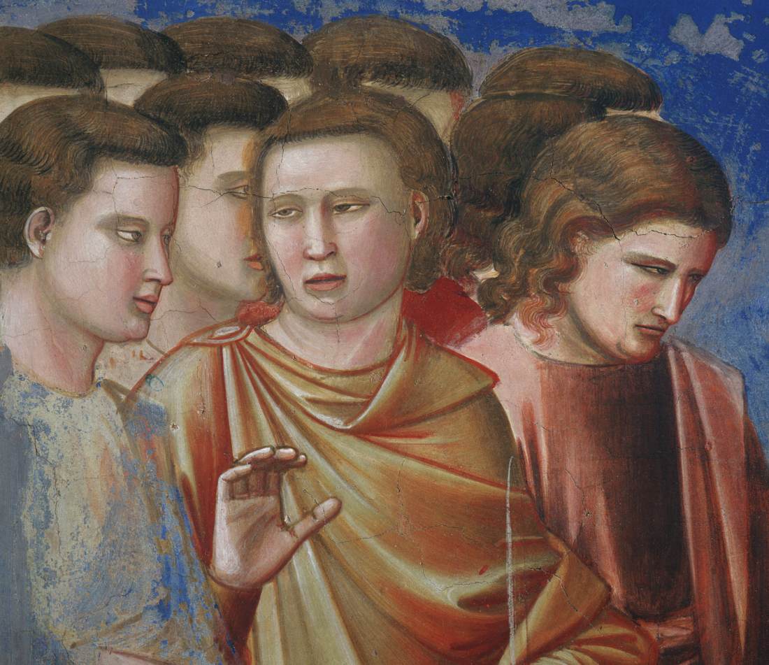 No. 11 Scènes de la vie de la Vierge : 5. Mariage de la Vierge (détail)