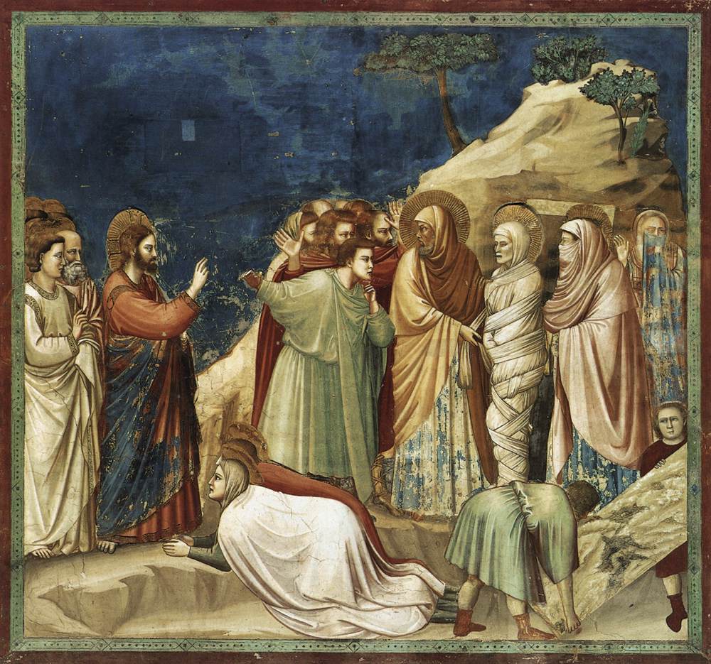 No. 25 Scènes de la vie du Christ : 9. Résurrection de Lazare (avant restauration)