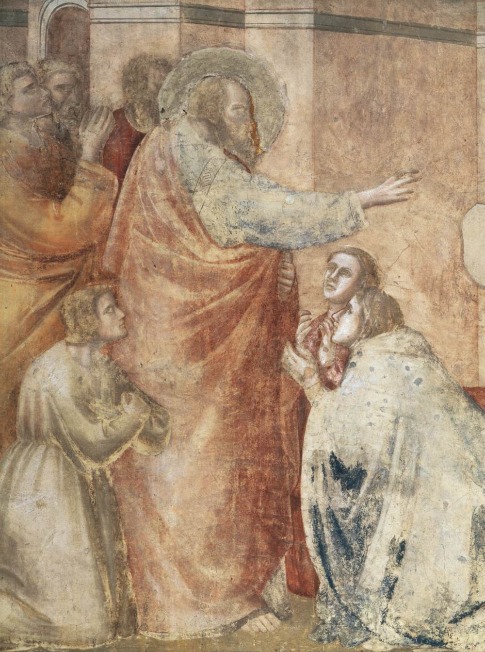 Scènes de la Vie de Saint Jean l'Évangéliste : 2. Résurrection de Drusiana (détail)