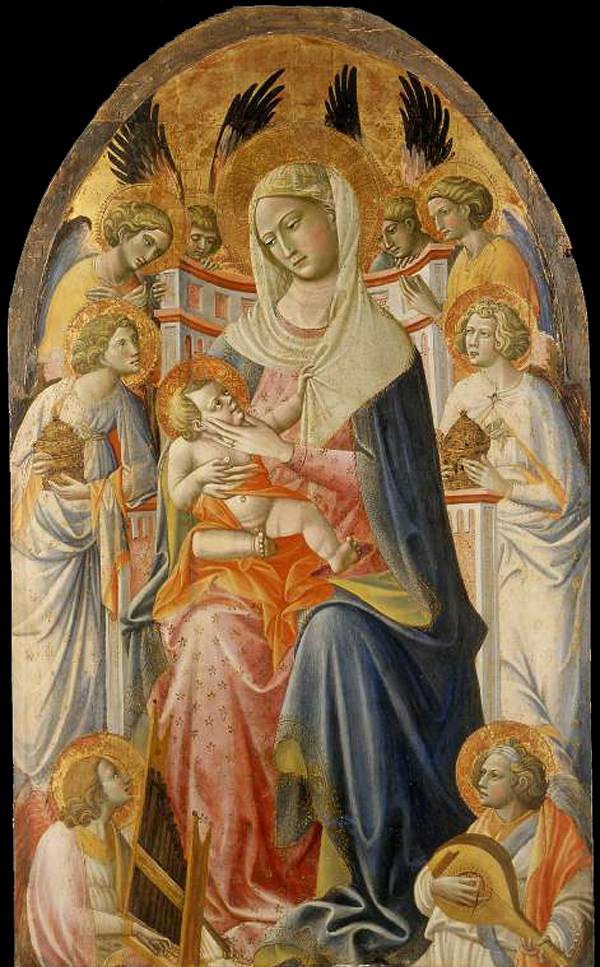 Vierge à l'Enfant avec des anges
