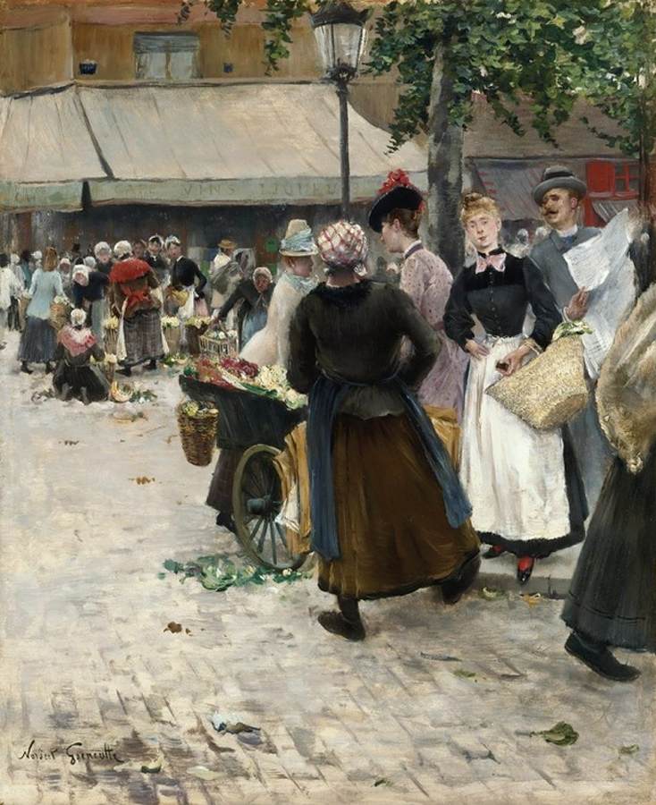 Le marché aux fleurs