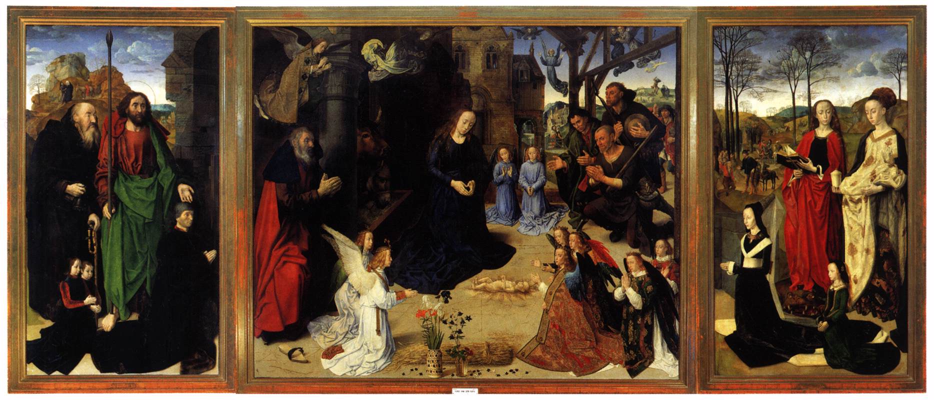 Triptyque Portinari (ouvert)