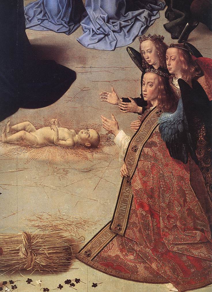 L'Adoration des bergers (détail)