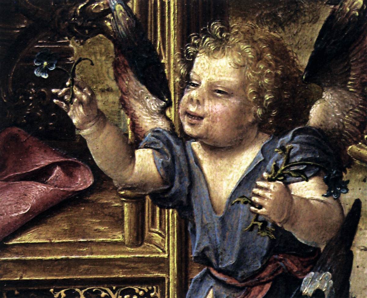 Le Retable de Malvagna (détail du panneau central)