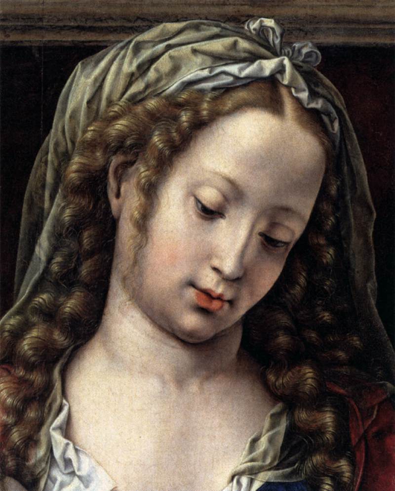 Vierge à l'Enfant (détail)