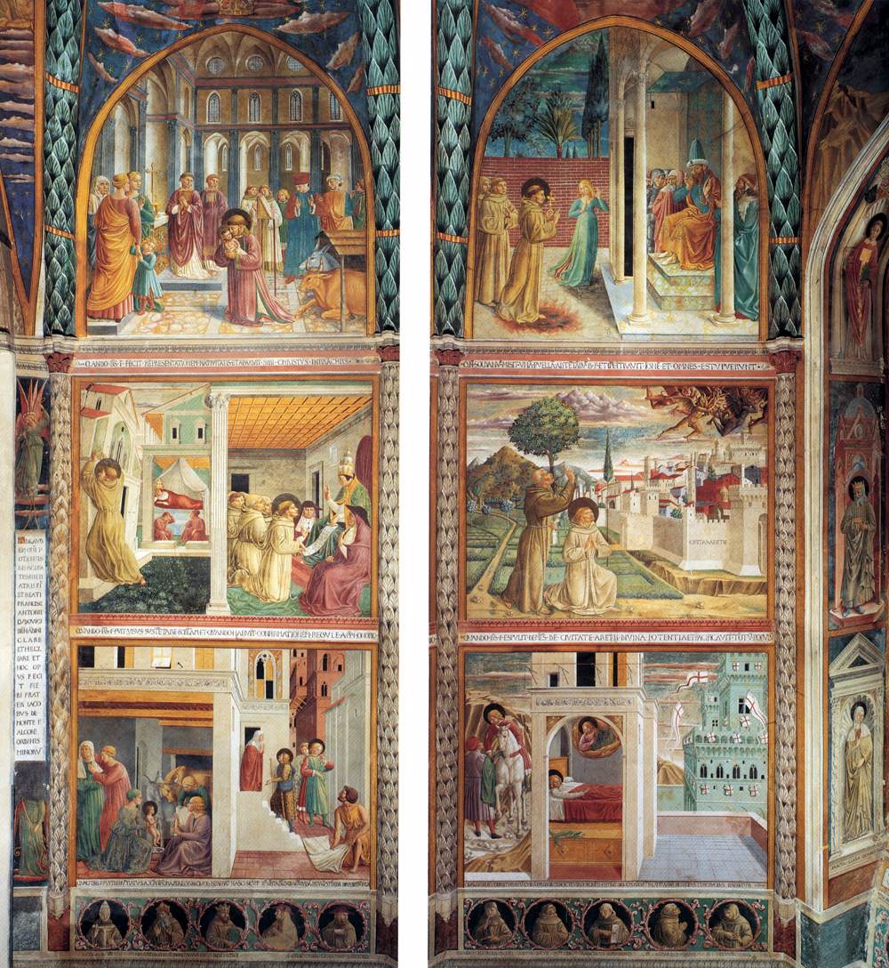 Scènes de la Vie de Saint François (mur nord)