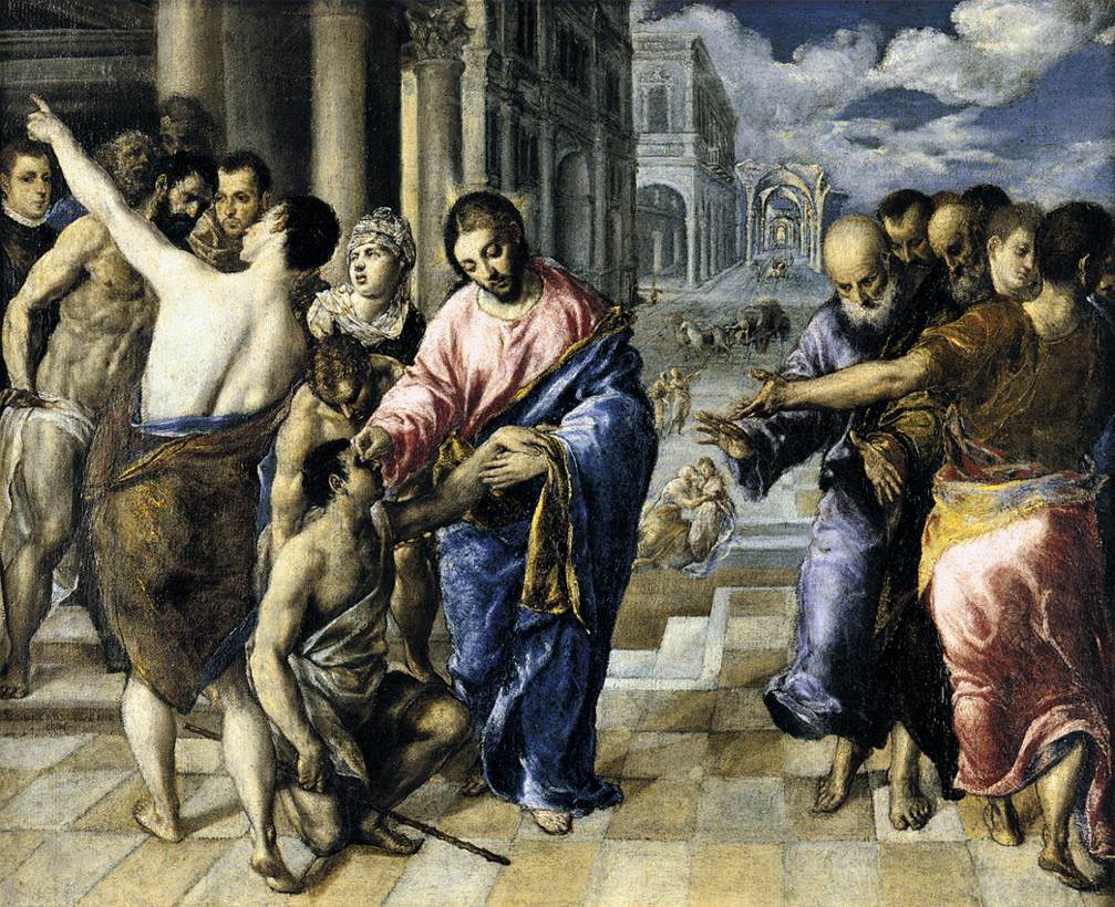 Le Christ guérissant les aveugles