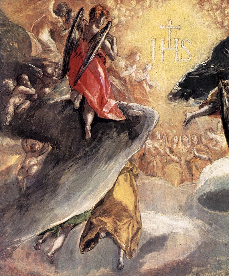L'Adoration du nom de Jésus (détail)