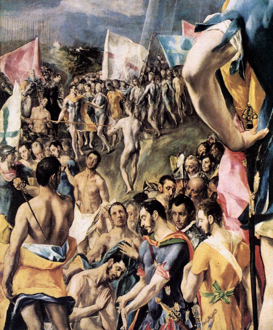 Le martyre de saint Maurice (détail)