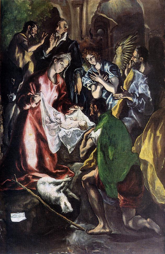 Adoration des bergers (détail)