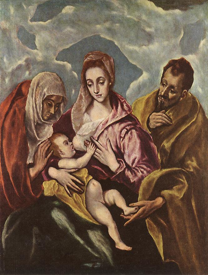 La Sainte Famille avec sainte Anne
