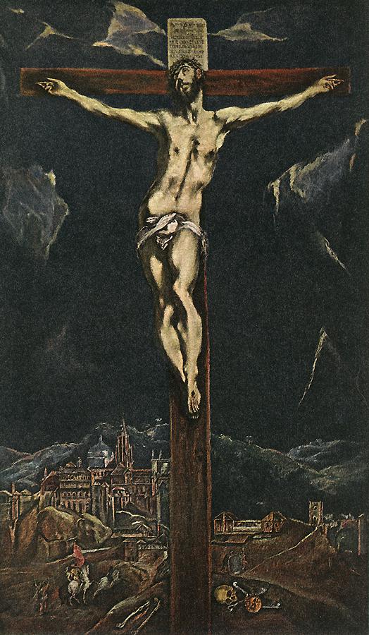 Le Christ en agonie sur la croix