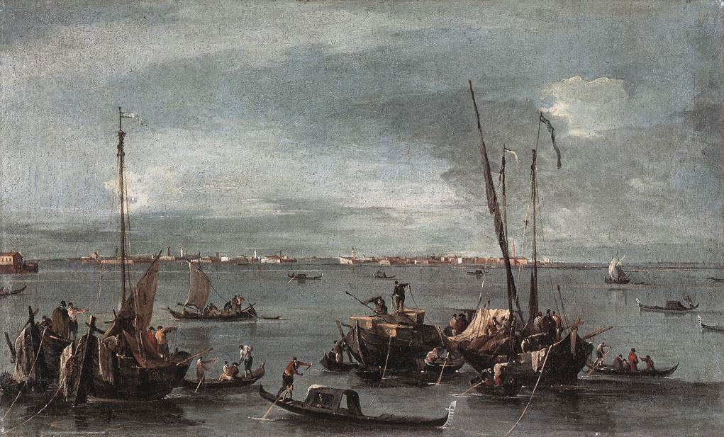 La lagune vue vers Murano depuis la Fondamenta Nuove