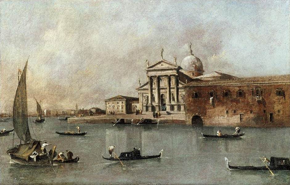 Venise : vue de l'église San Giorgio Maggiore depuis la Giudecca