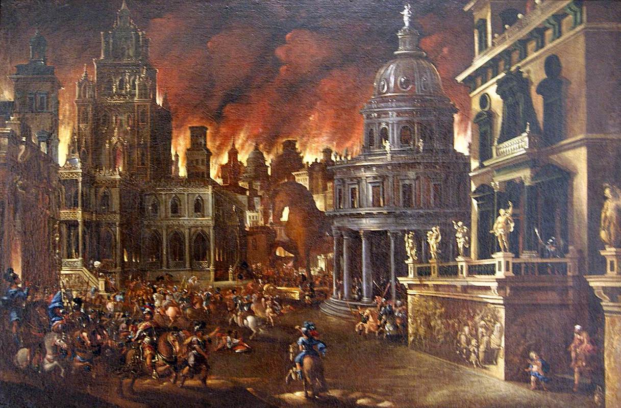 L'incendie de Troie