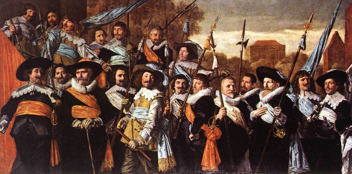 Officiers et sergents de la compagnie de la garde civique Saint-Georges