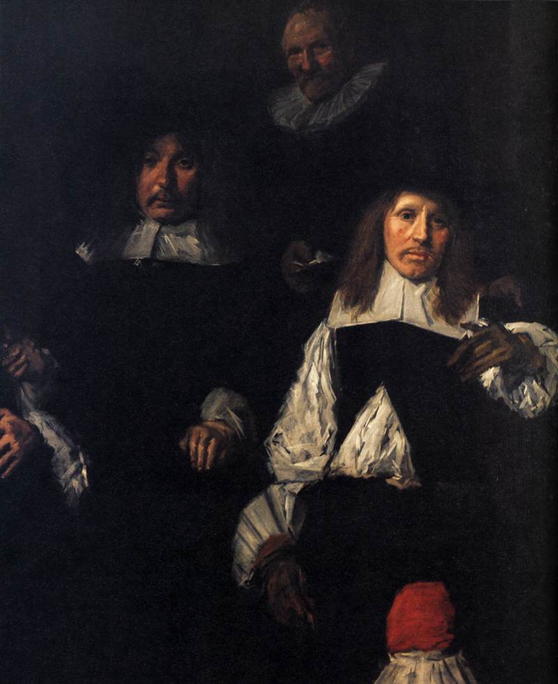 Régents de l'asile des vieillards (détail)