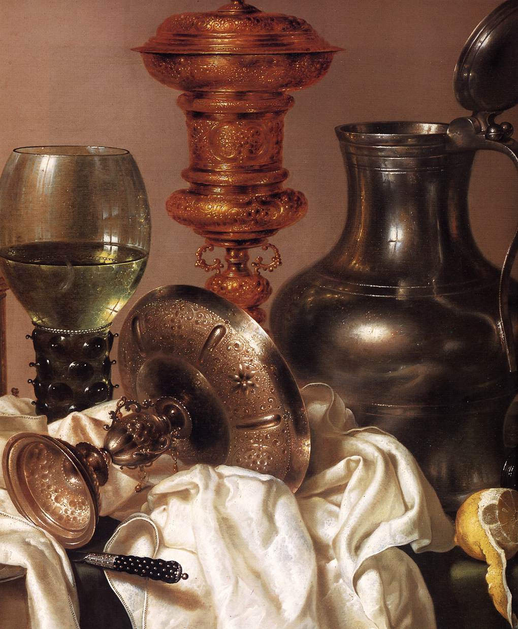 Nature morte au gobelet doré (détail)