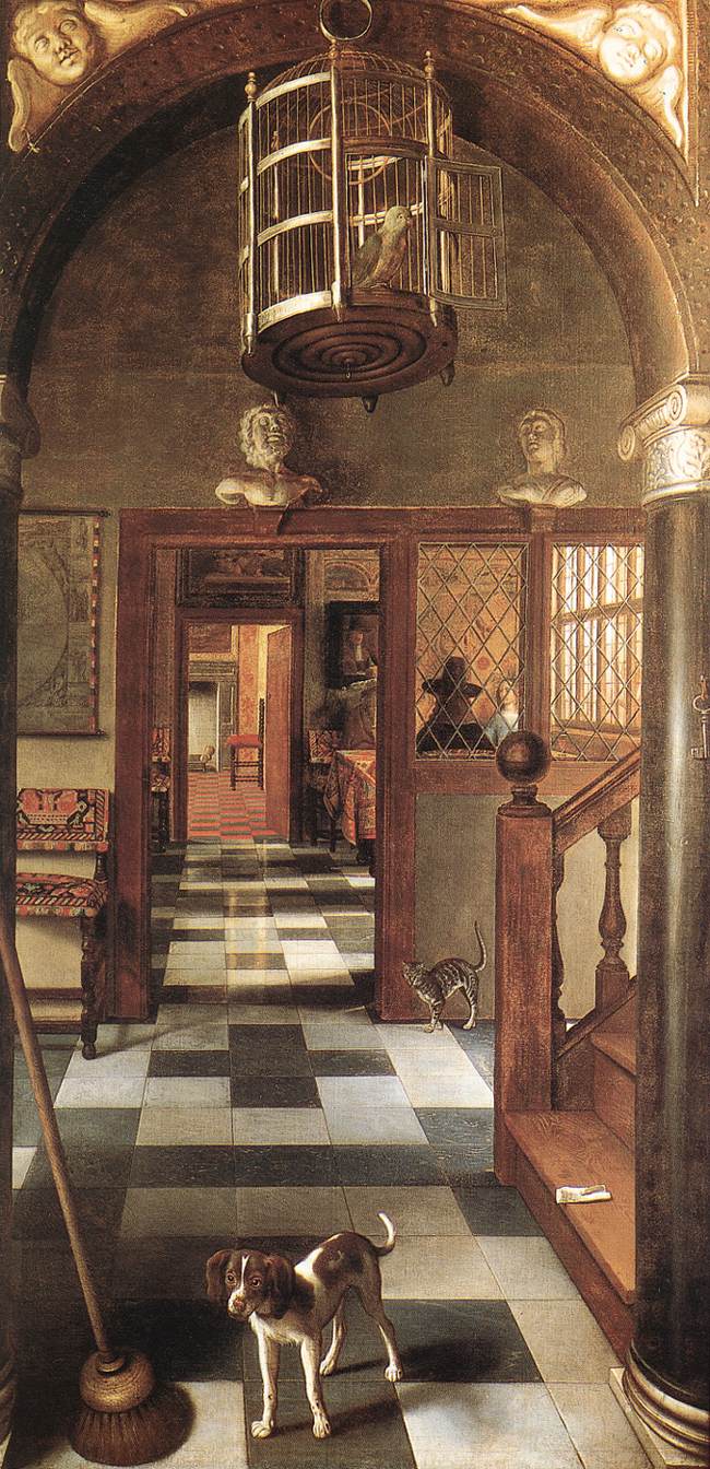 Vue d'un couloir