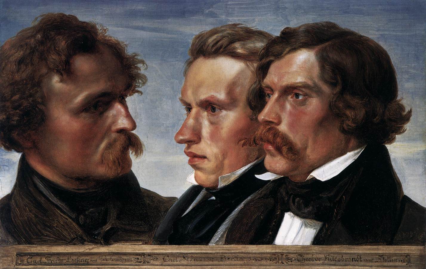 Carl Friedrich Lessing, Carl Sohn et Theodor Hildebrandt