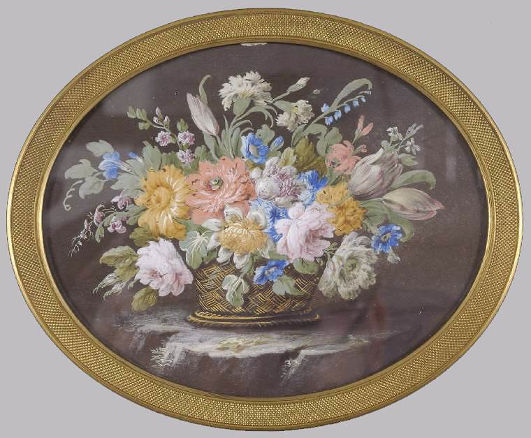 Un panier de fleurs