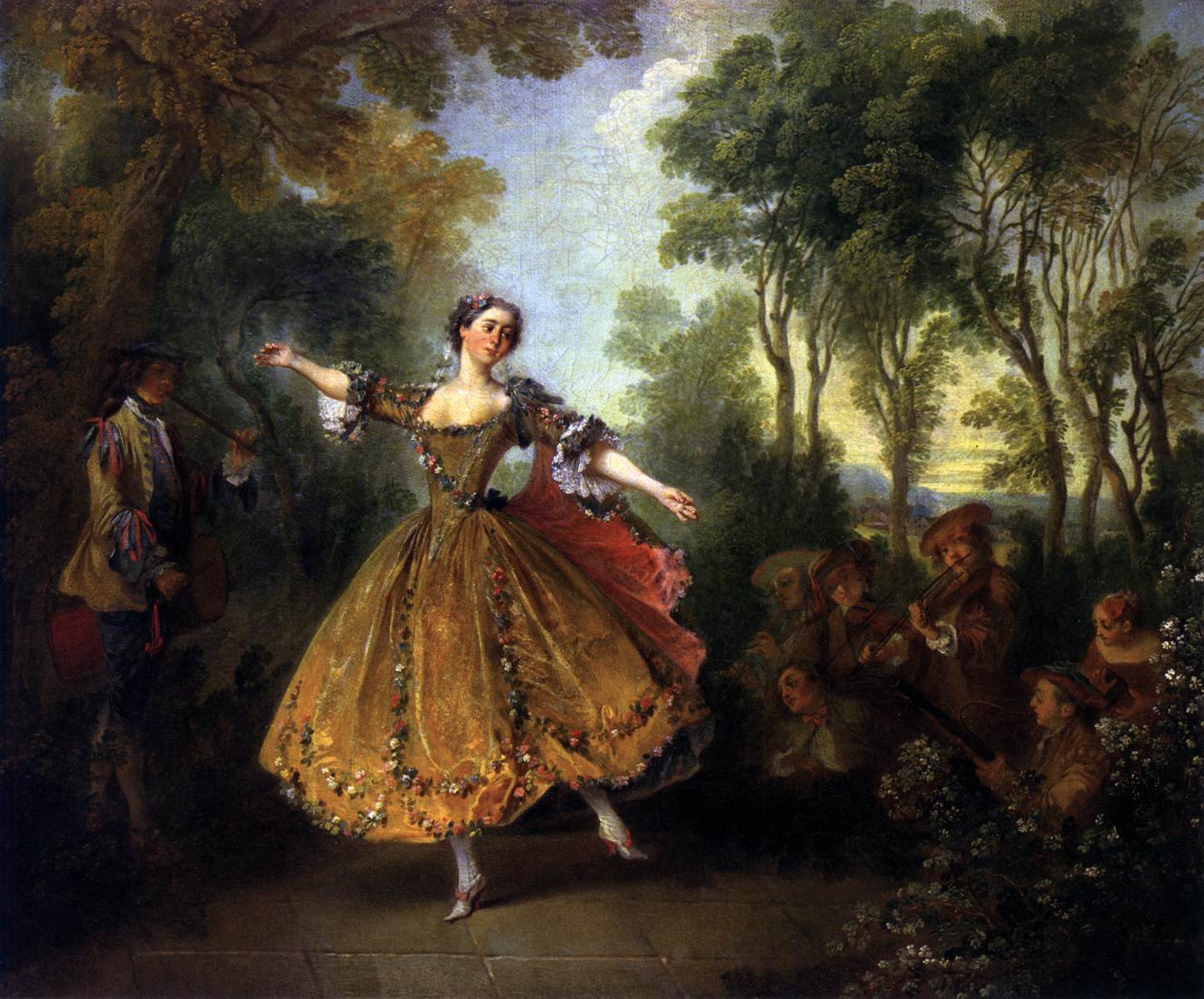 Portrait de la danseuse Camargo