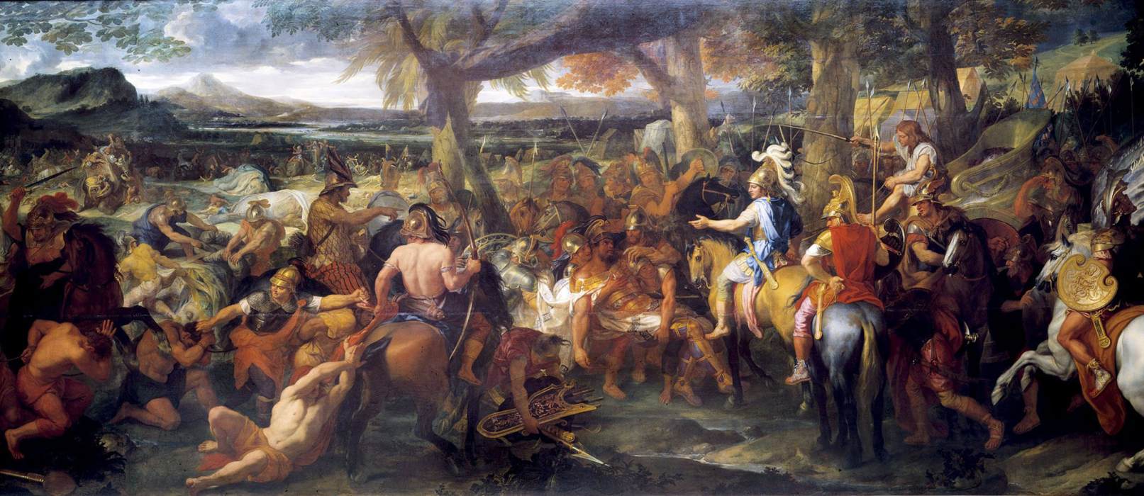Alexandre et Porus (détail)