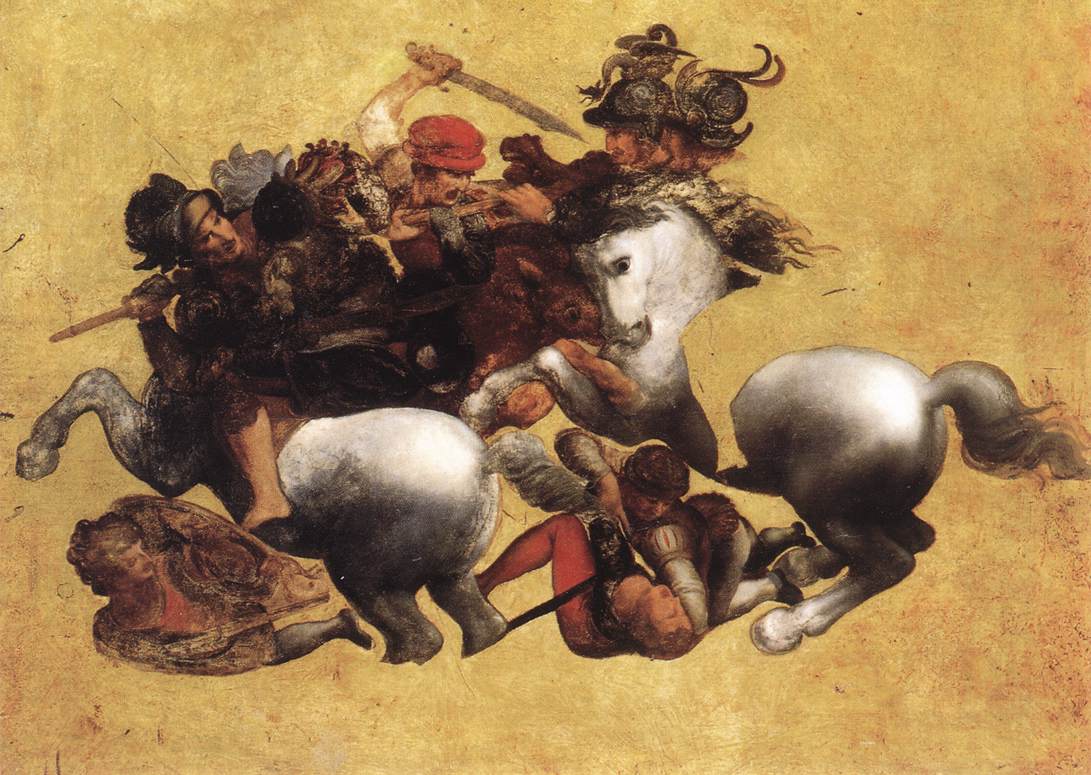 La bataille d'Anghiari (Tavola Doria)