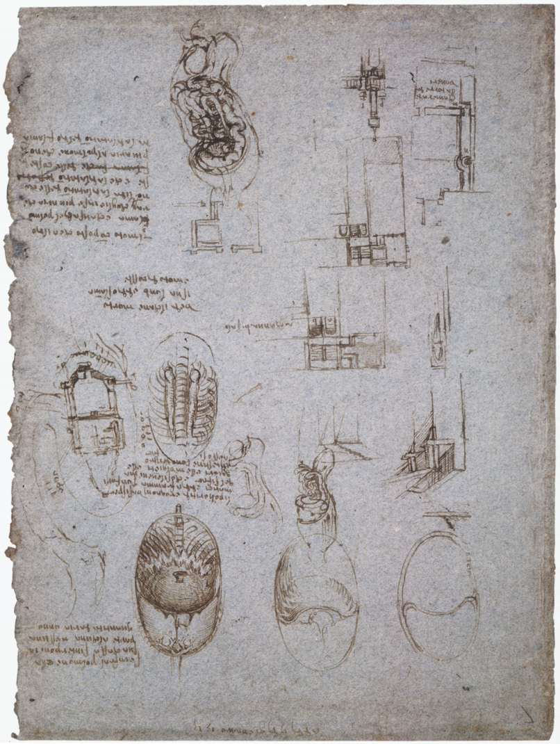 Études de la Villa Melzi et étude anatomique