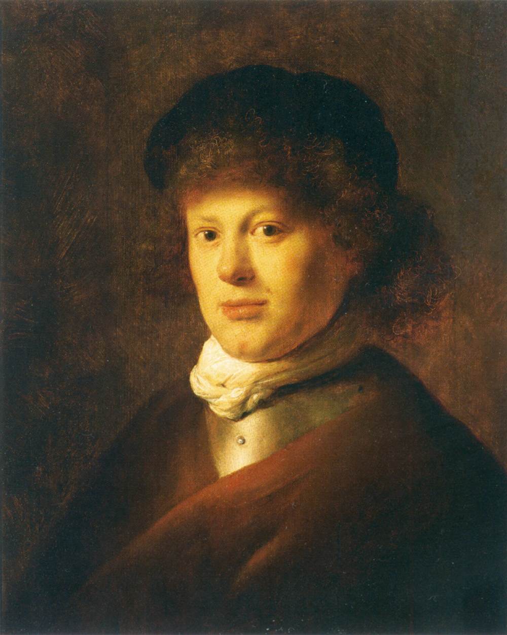 Rembrandt van Rijn avec gorgerin