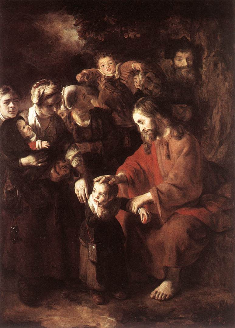 Le Christ bénissant les enfants