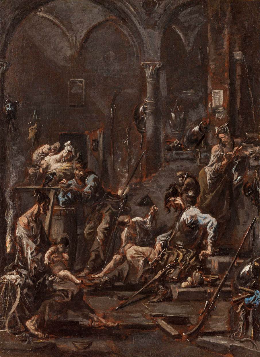 Soldats et mendiants