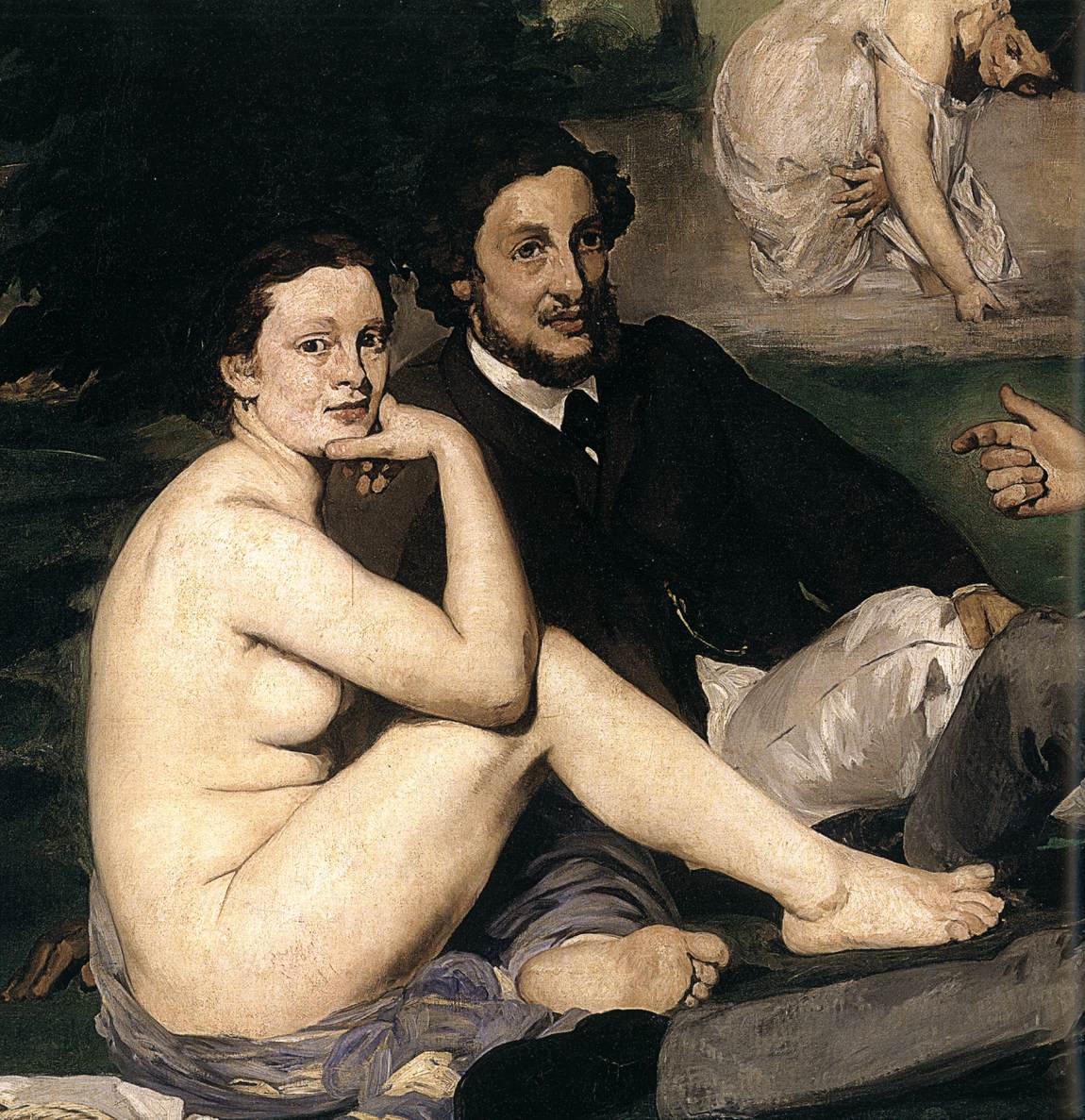 Le Déjeuner sur l'herbe (détail)