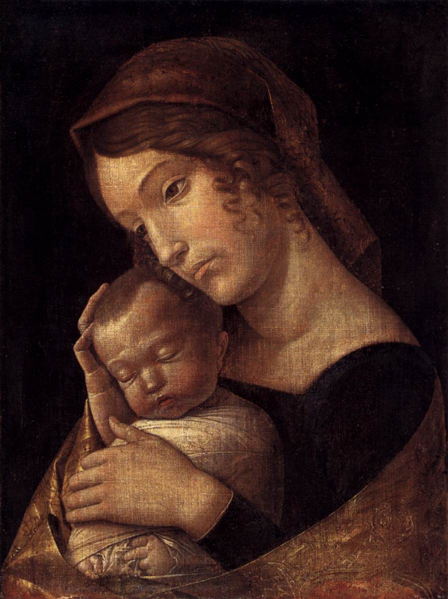 Vierge à l'Enfant endormi
