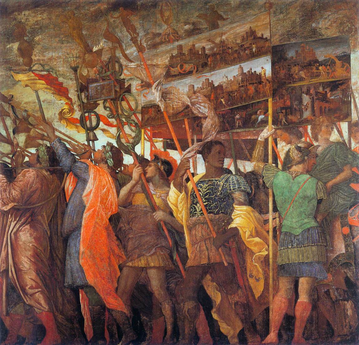 Les Triomphes de César (scène 1)
