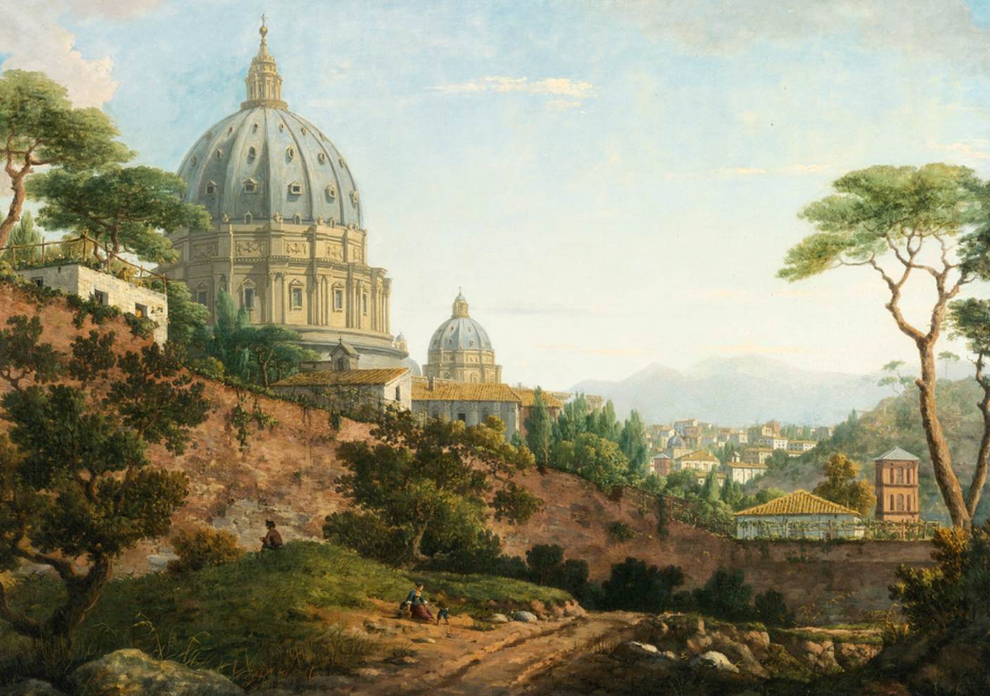 Vue de la basilique Saint-Pierre à Rome
