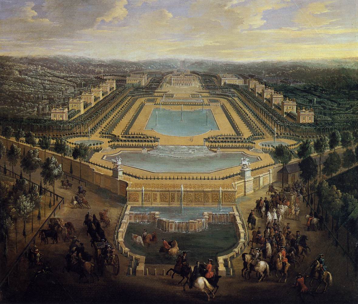 Vue du château de Marly