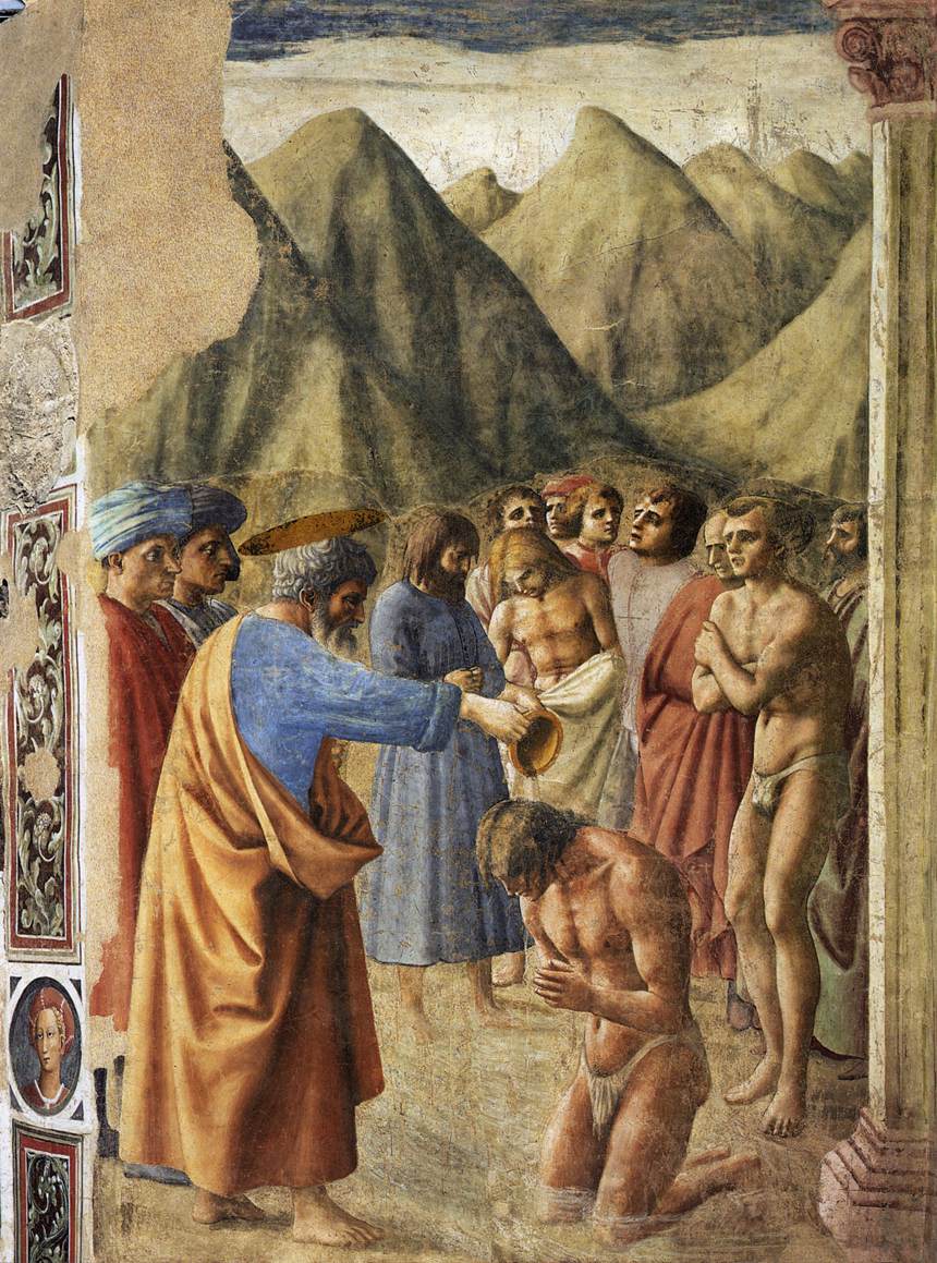Le baptême des néophytes