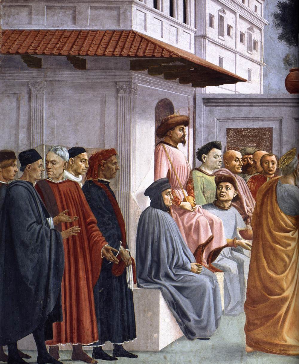 La résurrection du fils de Théophile et Saint Pierre trônant (détail)