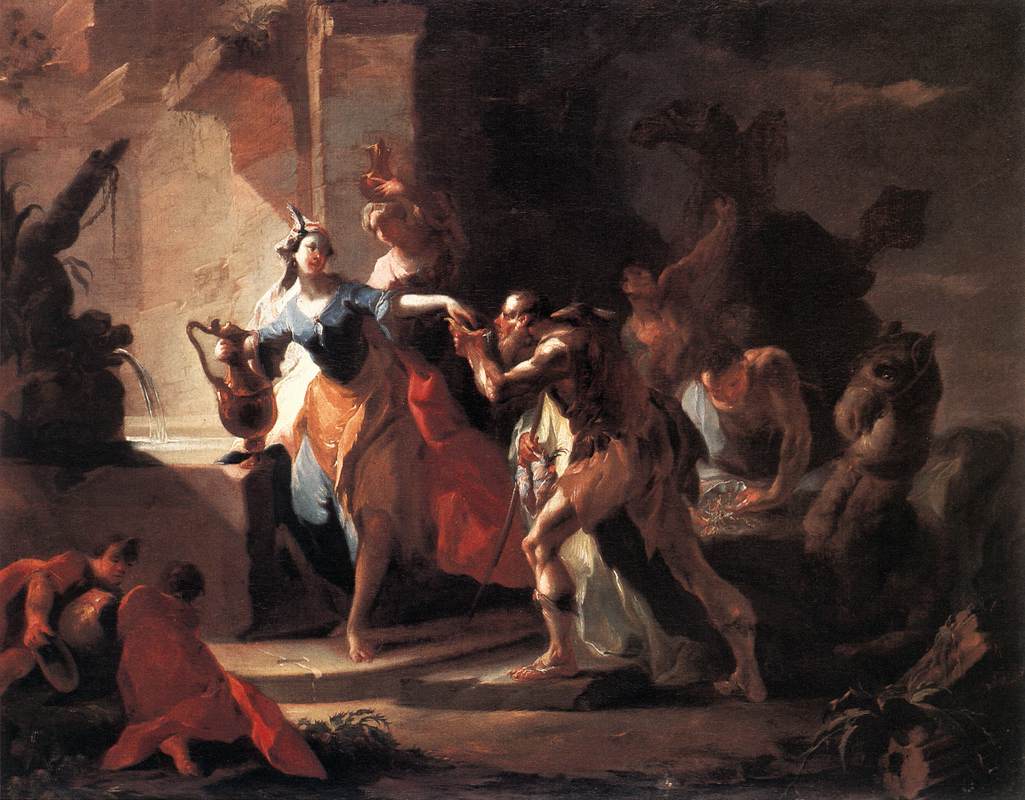 Rebecca et Éliézer