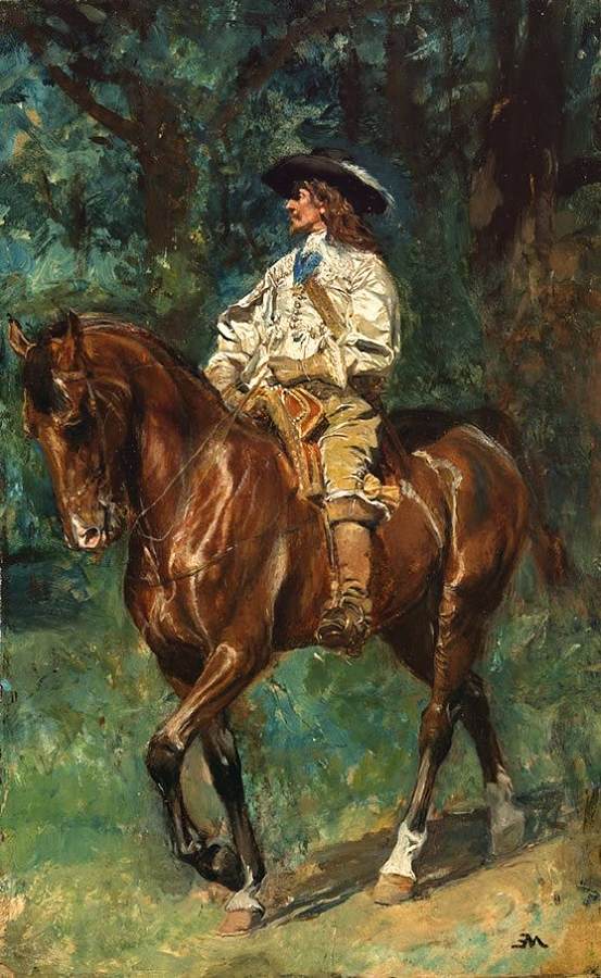 Cavalier à cheval