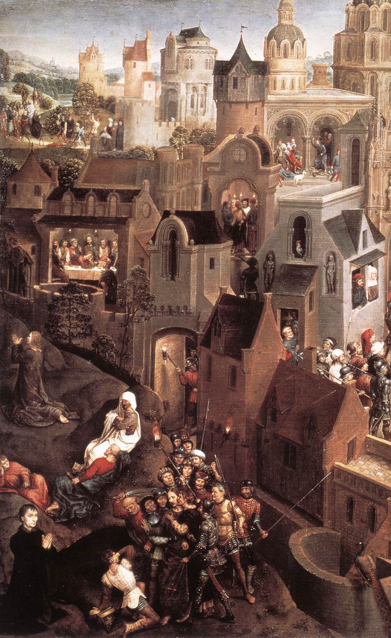 Scènes de la Passion du Christ (côté gauche)