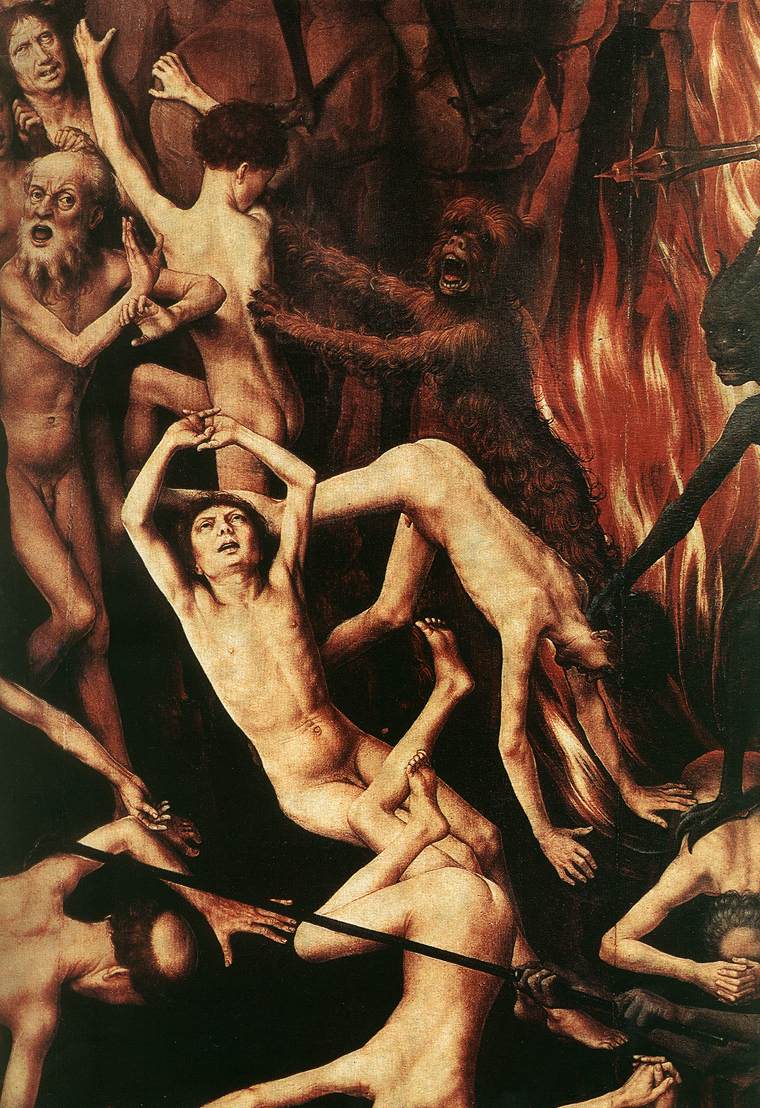 Triptyque du Jugement dernier (détail)