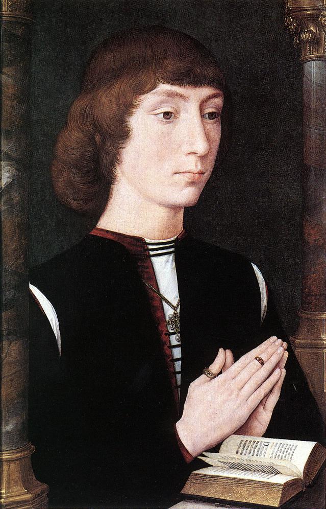 Jeune homme en prière