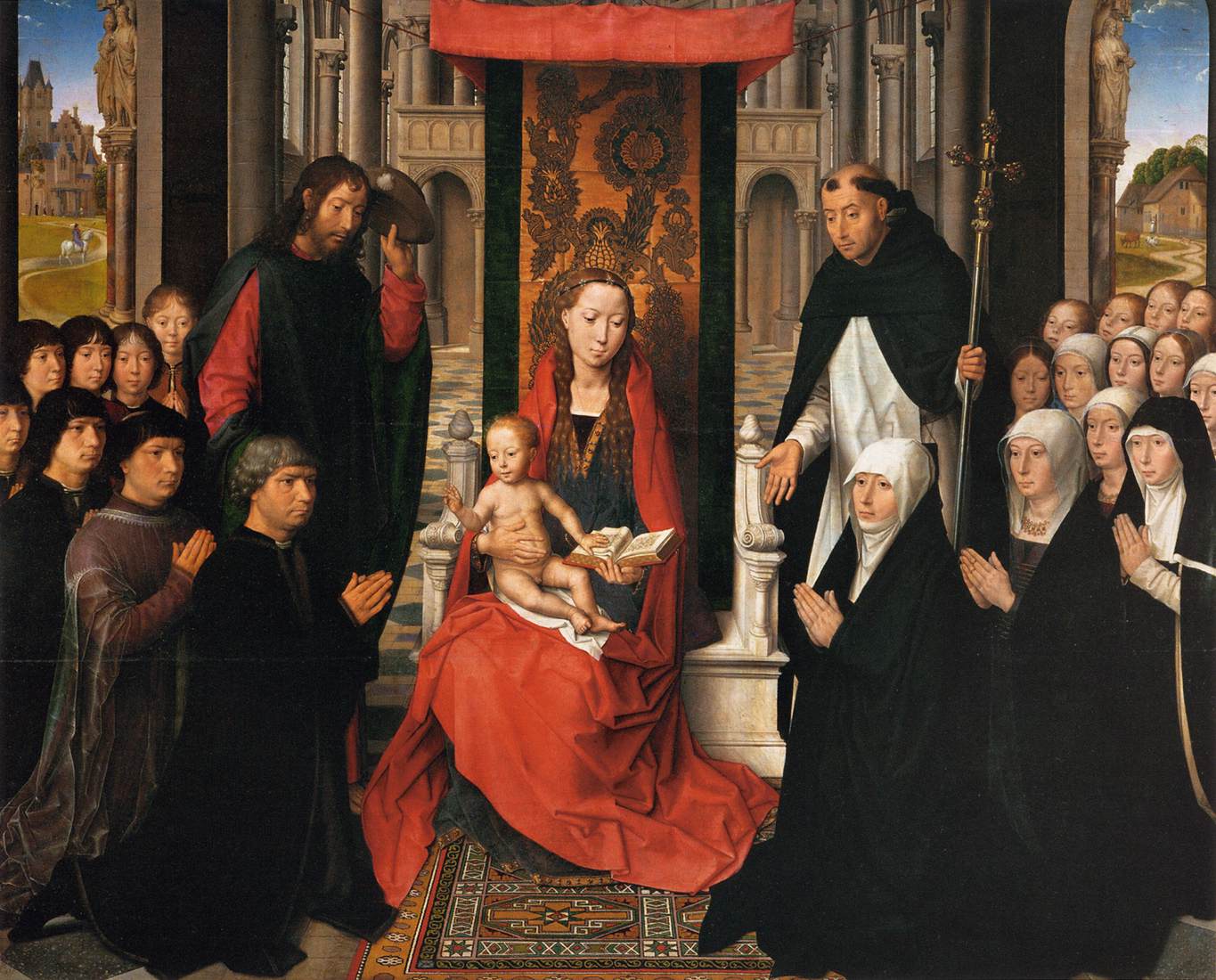 Vierge à l'Enfant avec saint Jacques et saint Dominique
