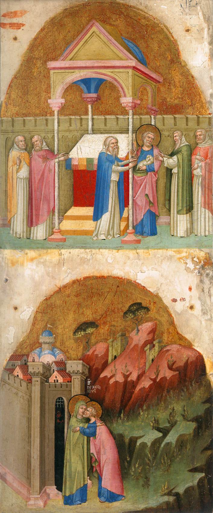 Retable de la Vierge (panneau tout à gauche)